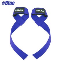 스포츠용품 액세서리 2Pcs Fitness Lifting Straps Weightlifting Wrist Support Belt for Women Men Gym B, 03 Blue