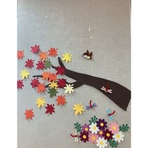 어린이집가을환경판 가을환경구성 유치원 학교 교실 꾸미기, 데이지(5송이)