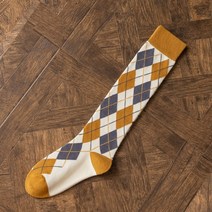 노르딕 양말 앙고라 salina 여성용 겨울 신년 크리스마스 격자 레저 스포츠 두껍고 따뜻하고 편안한 중간 튜브 패션 면화