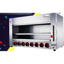 생선 구이 기계 업소용 스토브 기계 전기 바비큐, 가스형 6구