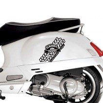 베스파 스티커 vsbs_114, 검정색