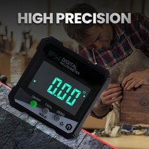 디지털레벨각도기 전자각도기 각도측정기 새로운 LCD 디지털 각도 게이지 360 도 미니 전자 경사계 파인더, 01 Green