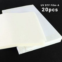 10/20pcs A3 UV DTF AB 필름 30CM x 42CM 시트 접착 라미네이팅 롤 프린터 헬멧, 20pcs A Film
