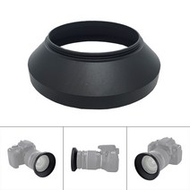 Mingjin 소니 니콘 카메라 용 광각 렌즈 82mm 나사 장착형 알루미늄 금속 후드, 사진색상