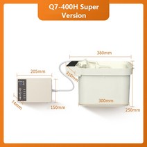 초음파식기세척기 가정용 소형 초음파 세척기 식기 전자동 독립형 설치, [02] Q7-400H, [02] 미국, [01] 220V
