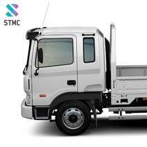 [썬팅메카] 대형화물차 측후면 썬팅필름, 메탈블랙15%