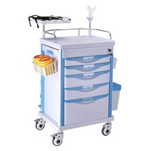 카트 끌차 운반 핸드카트 병원 트롤리 이동식 선반, 양문형(28개입 하이/럭셔리)