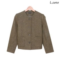 엘케이트 여성 울 자켓 LCM016 여자 노카라 데일리 아우터