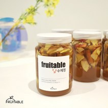 달콤한 사과에 시나몬이 더해진 푸릇터블 애플시나몬청 사과청 500ml