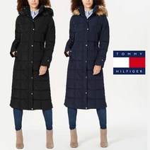 타미힐피거 여성 롱패딩 후드 퍽스퍼 패딩