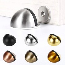 도어스토퍼 마그네틱 스텐 듀얼 캐치 펌퍼 충격 방지, 골드 UK00712