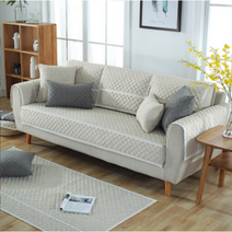 우아한클릭 사계절 90cm 넓은 폭 논슬립 카우치 레이스 쇼파패드 3인용 4인용