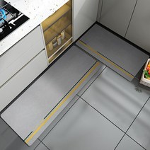 노아초이스 프리미엄 소프트 규조토발매트 욕실 현관 싱크대 물흡수 발판 주방발매트, simple life-그레이45x80