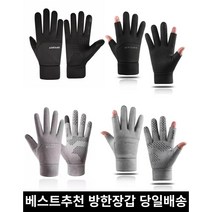 오토바이 장갑 겨울 방한 터치 바이크 라이더 배달대행, 그레이+2개주문시요술장갑, A타입, XL