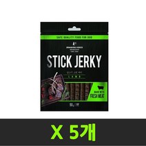 바우와우 스틱 져키 90g X 5개 소고기 양고기 오리고기, 양고기 져키 90g