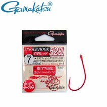 가마가츠 송어낚시바늘 트라우트훅 싱글훅 52BL 레드, RED 7호-361933