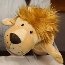 마리오네트인형 꼭두각시 인형 마리오네트 인형극 3d plush hand puppet fidget family party 가장 소품 kiddie 호의 무대 소품 a2ub, 노란 사자