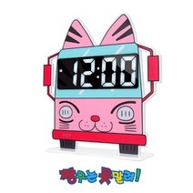 짱구 버스 디지탈 알람시계, 핑크
