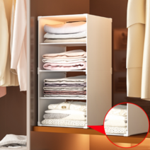 옷장수납방법 옷 정리 트레이 가방 니트 옷장안 수납, 4단, 4단