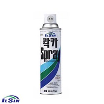 일신 락카 스프레이 페인트 420ml 은색 셀프 도색 목재 철재 자동차 차량