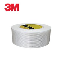 3M 8915 필라멘트 테이프 10mm 12mm 15mm 20mm 25mm 30mm 포장 유리섬유, (폭30mm), 1개