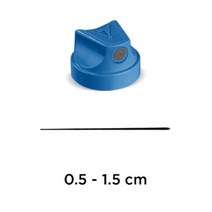 모로토우 캔스프레이 캡 노즐 Flat Jet 회색 파랑 0.5-1.5cm 분사 900077