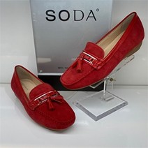 소다 NC09 여성 3CM 스웨이드 테슬 로퍼 FLS112DE50