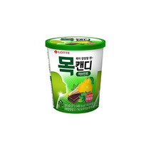 롯데 [캔디]목캔디 허브용기 122g 맛있는 달콤한간식 사무실간식 아이들간식, 25개