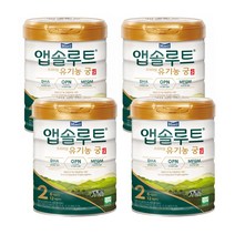리뉴얼 매일유업 앱솔루트 유기농 궁 2단계 800gx4캔
