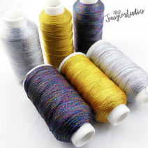 [대용량]금실 은실 레인보우실 (3 6 9 12 15합) 드림캐쳐실 금사 은사 마크라메 재료, 레인보우12합(대용량)