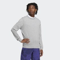 아디다스 플레이 그린 풀오버 남성 Golf - Medium Grey Heather
