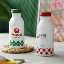 레트로 서울우유 스텐 보틀 진공 텀블러 보온 보냉 휴대용 350ml 빈티지 홈카페 인싸템, 밀크드랍