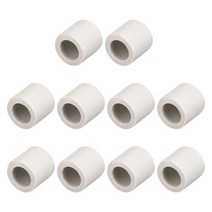 스텐각파이프 사각 파이프 1020pcs 10mm 직경 고온 방지 절연 세라믹 튜브 단일 보어 단열 보호, 20Pcs