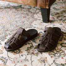 예루살렘샌들 예루살렘 샌들X마리떼 NO.1063 MICHAEL SLIDE_BROWN_NUBUCK NO1063_N_BROWN 113026