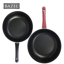 바젤 옥 후라이팬 28cm 무수분요술조리기 저수분 인덕션 세라믹코팅 프라이팬 일반프라이팬