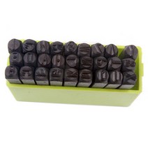 영문펀치 세트 26PCS A부터 Z까지 2mm 3mm 4mm 5mm 6mm 8mm 10mm 열처리 각인 펀칭 펀칭기 SK재질 영문 펀치셋트 영어 영문 스펠링 영문펀치 마킹 색인, 영문펀치세트 6mm