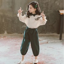 마마고 19FW 리본프릴 상하의set 2COLOR 자매룩 등원룩 트윈룩