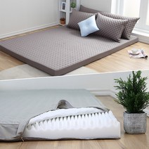 대우침장 7존 9존 싱글 에어매트리스커버 100x200x10, 아이보리