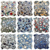 세라믹 자갈 돌 DIY 타일 30X30 미끄럼 방지 바닥 매트 발 마사지 화장실 온천 목욕탕 인테리어, 30X30 2개, 올매치 그레이 DIY-21