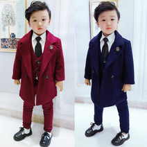 남아 정장 모직 코트 기모 5종세트 겨울 하객룩 연말룩