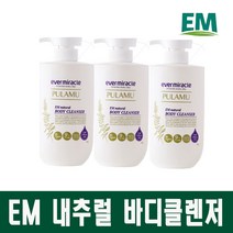 바디워시 EM 풀라무 내추럴 바디클렌저 750ml, 내추럴 바디클렌저 x 3개