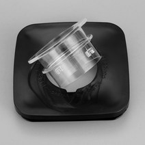 착즙기 사각형 상단 유리 또는 플라스틱 oster 블렌더 주방 블렌더 부품에 맞는 센터 필러 캡이있는 2 개대 블렌더 사각형 항아리 뚜껑, 없음