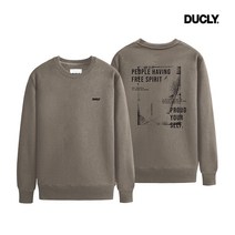 듀클라이 DUP-710 M~4XL 봄/가을 간절기 빅사이즈 남자 자수 맨투맨