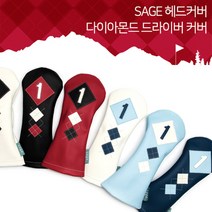 세이지골프 다이아몬드 드라이버 골프 헤드커버, 블랙