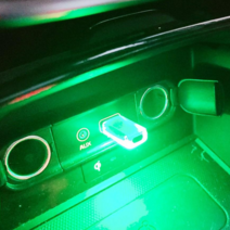 엠비언트 무드등 라이트 LED 라이트 자동차, 4채널 RGB+광섬유6M