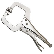 툴맨 C형클램프 6SP 9SP 11SP 바이스그립 원터치 레바 조절스크류 작업물 고정, TM-11SP, 1개