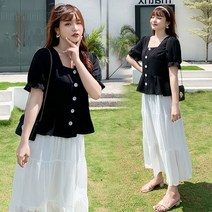 투피스 빅 사이즈 봄 여름 가을 스커트 셋업 여행룩 원피스 통통 ootd 트위드 코디 99 하비 자켓 하객룩 77 김민경 뚱뚱한 반팔 상체 의상 랩 하체 출근룩