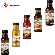 전문점 특제소스!! CJ백설 소스류 돈까스 스테이크 데리야끼 머스타드 칠리소스, 2개, 스위트칠리소스330g