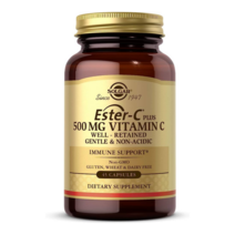 솔가 에스터 C 플러스 500 비타민C 비타민씨 칼슘제 로즈힙 아세로라 500mg 45캡슐, 1개, 45정