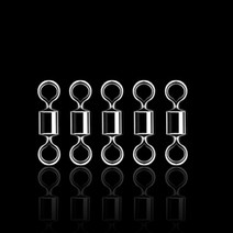 Weihe 회전도래 100개 벌크 자작 낚시 채비 [793.08D527], 스텔라 12호